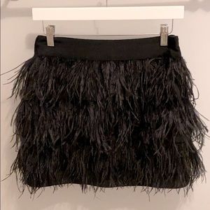 Wells Grace Black Feather Skirt